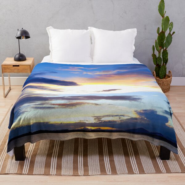 Item preview, Sunset of a beach. Blue waves in the water. designed and sold by Chris Purdy.