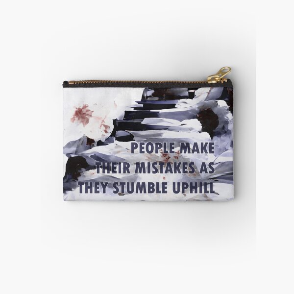 Item preview, Stumbling Uphill - Quote by Jordan B Peterson - grey designed and sold by JoanNinjaHen.