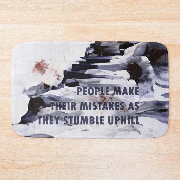 Item preview, Stumbling Uphill - Quote by Jordan B Peterson - grey designed and sold by JoanNinjaHen.