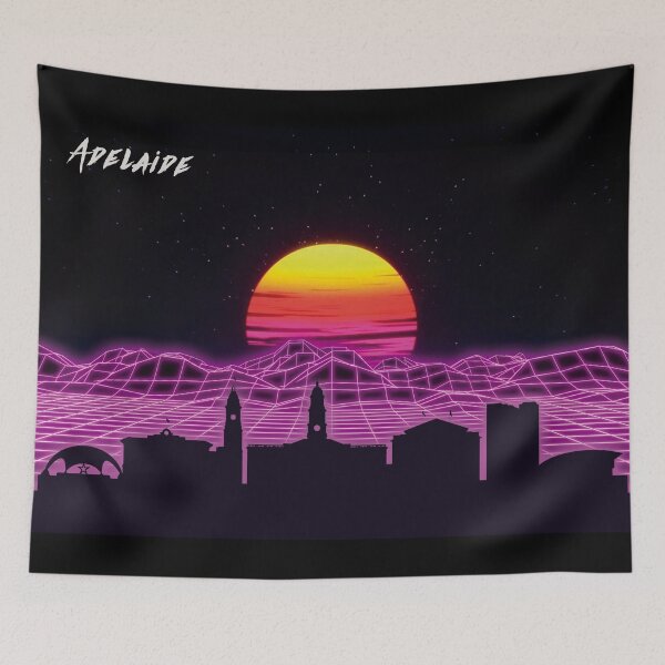 Item preview, Adelaide Skyline Neon Nights designed and sold by DFerraz.