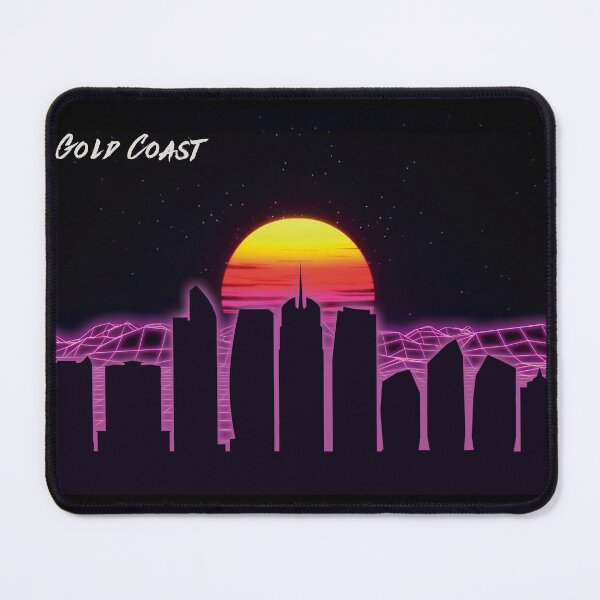 Item preview, Gold Coast Skyline Neon Nights designed and sold by DFerraz.