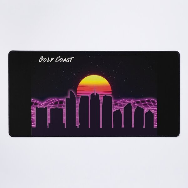 Item preview, Gold Coast Skyline Neon Nights designed and sold by DFerraz.