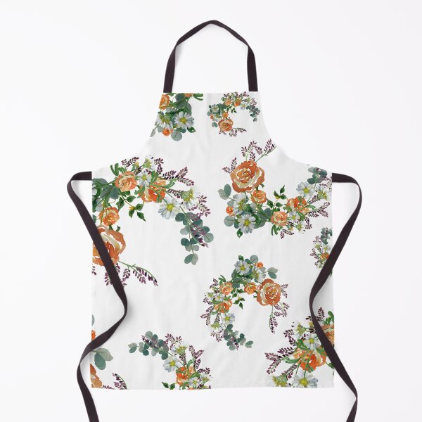 Artikelvorschau, Flower rose daisy branch pattern a watercolor entworfen und verkauft von Yana Mustafina | Boho Soulful Designs.