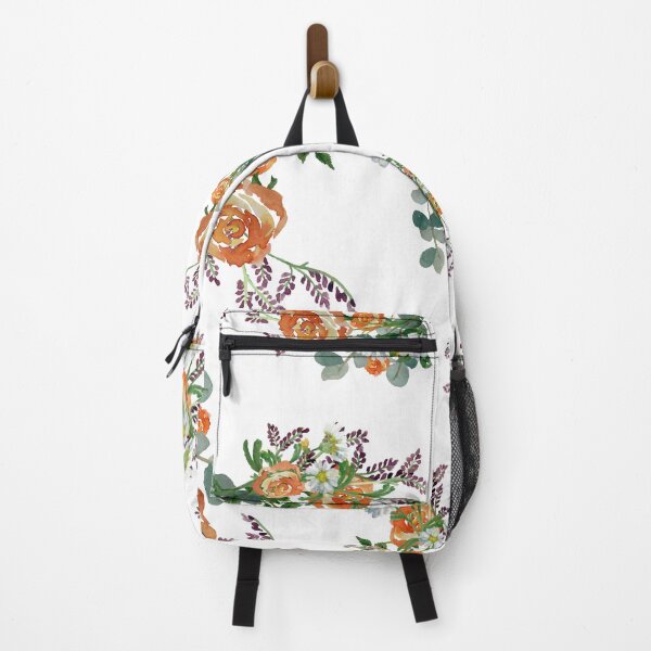 Aperçu de l'œuvre Flower rose daisy branch pattern a watercolor  créée et vendue par Yana Mustafina | Boho Soulful Designs.