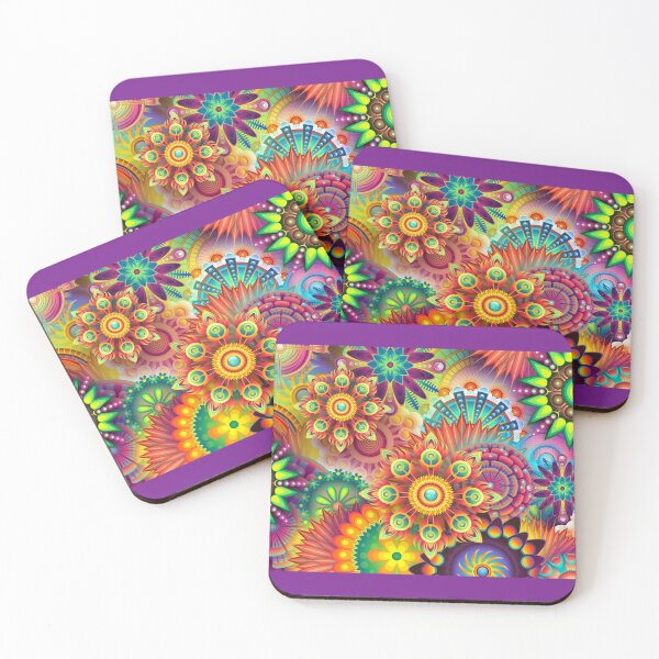 Item preview, Mandalas Colorful Abstract Ornamental Geometric designed and sold by Dew Drop Designs.