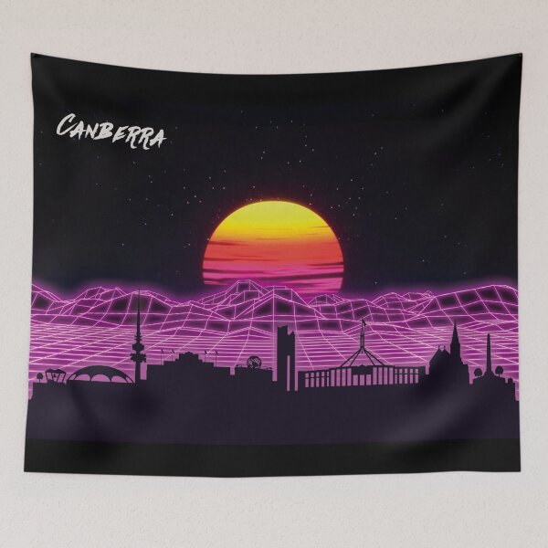 Item preview, Canberra Skyline Neon Nights designed and sold by DFerraz.
