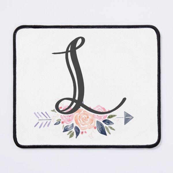 Item preview, Letter L Monogram Watercolor Roses designed and sold by MandyRosko.