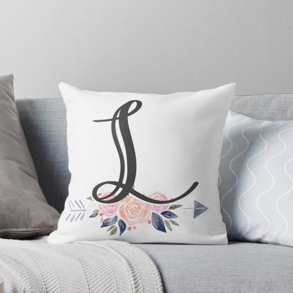 Item preview, Letter L Monogram Watercolor Roses designed and sold by MandyRosko.