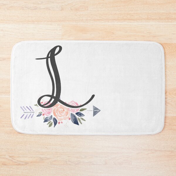 Item preview, Letter L Monogram Watercolor Roses designed and sold by MandyRosko.