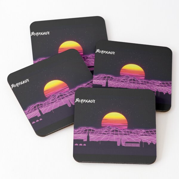Item preview, Bordeaux Skyline Neon Nights designed and sold by DFerraz.