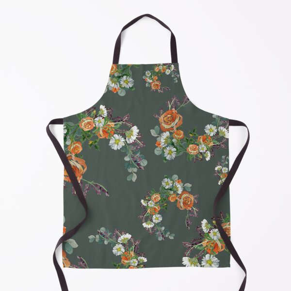 Item preview, Flower rose daisy branch pattern a watercolor turquoise designed and sold by Yana Mustafina | Boho Soulful Designs.