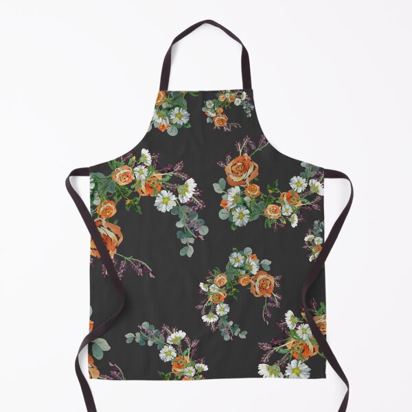 Artikelvorschau, Flower rose daisy branch pattern a watercolor grey entworfen und verkauft von Yana Mustafina | Boho Soulful Designs.