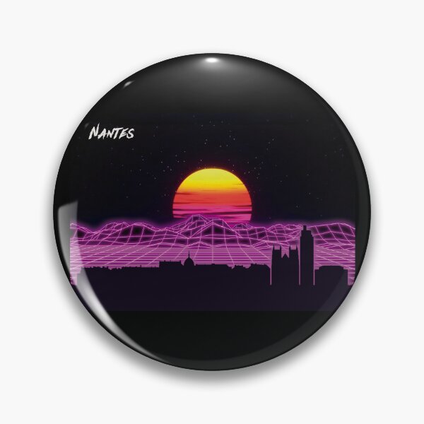 Item preview, Nantes Skyline Neon Nights designed and sold by DFerraz.
