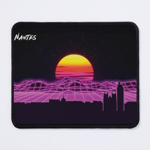 Item preview, Nantes Skyline Neon Nights designed and sold by DFerraz.