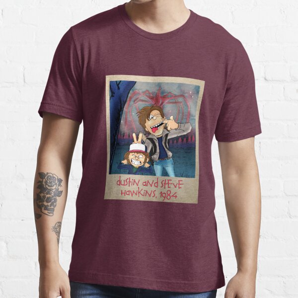 Stranger Things Dustin & Dart Kids Printed T-Shirt Various Sizes Available