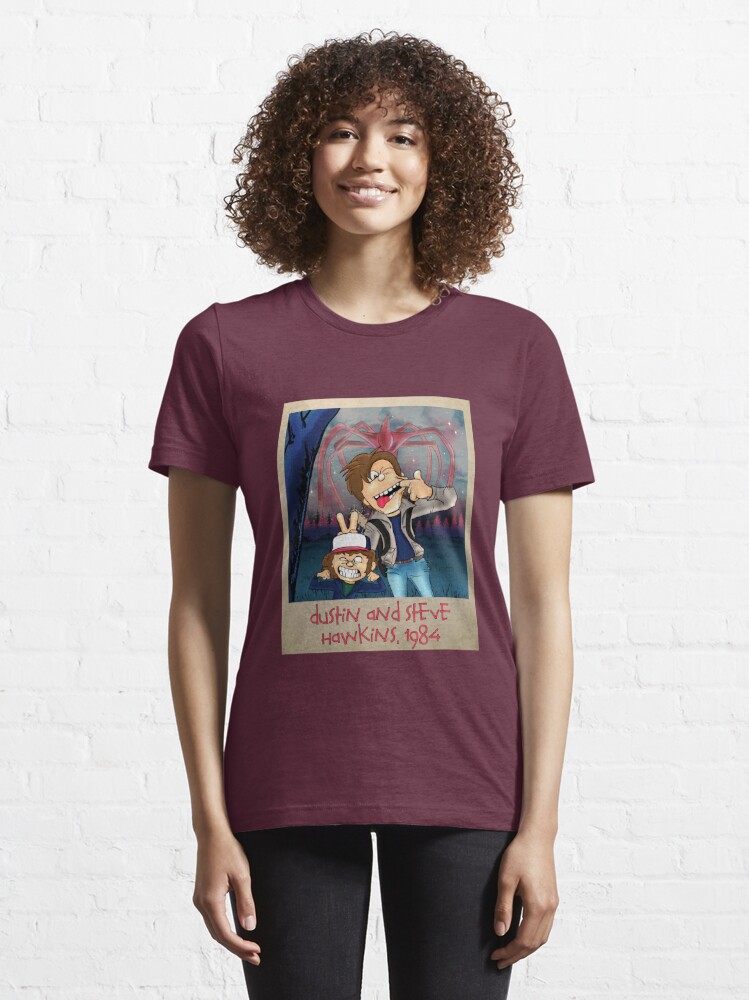 Stranger Things Dustin & Dart Kids Printed T-Shirt Various Sizes Available