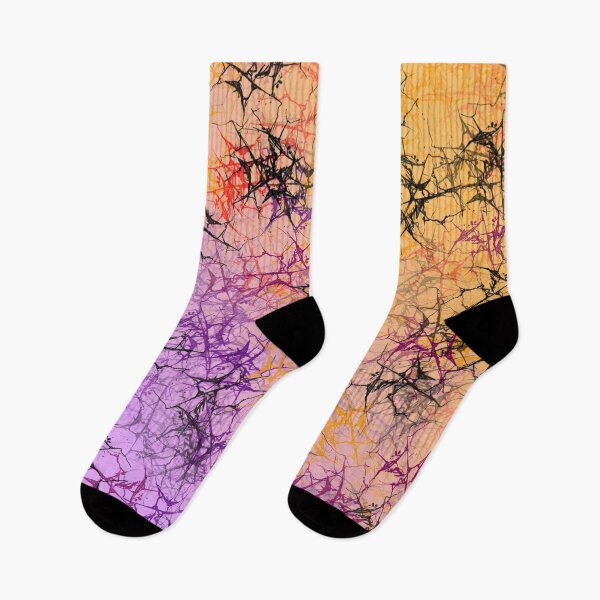 Item preview, Neurons Pattern Lookalike - purples and oranges  designed and sold by AlinaSCorner.