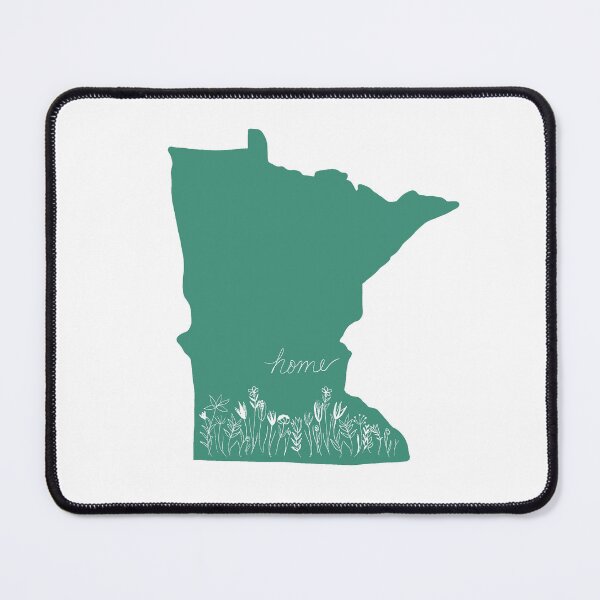 Item preview, Minnesota Flowers Teal designed and sold by Ana Arleko.