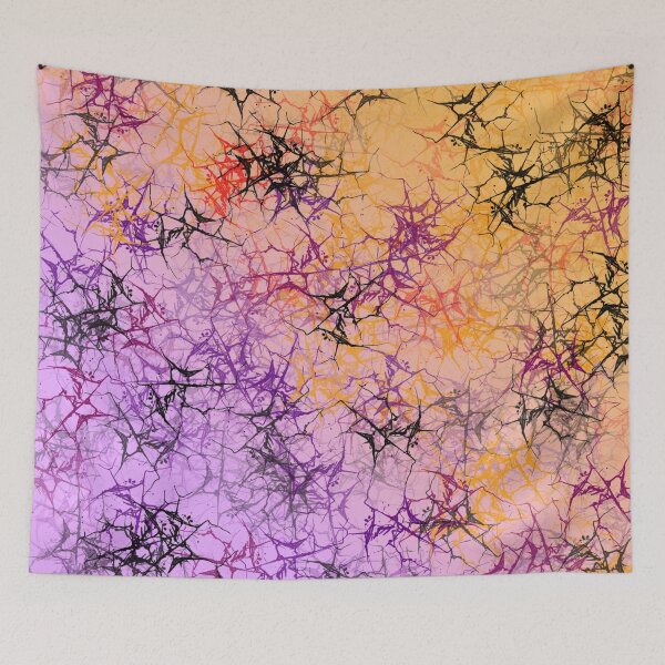 Item preview, Neurons Pattern Lookalike - purples and oranges  designed and sold by AlinaSCorner.