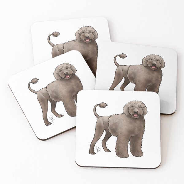 Item preview, Portuguese Water Dog Lion Cut Chocolate designed and sold by Jennifer Stolzer.