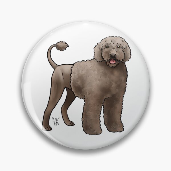 Item preview, Portuguese Water Dog Lion Cut Chocolate designed and sold by Jennifer Stolzer.