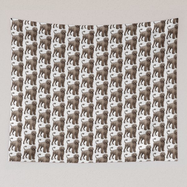 Item preview, Portuguese Water Dog Lion Cut Chocolate designed and sold by Jennifer Stolzer.