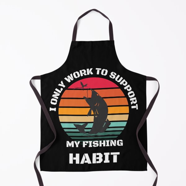 Item preview, Fishing Lover | I only work to support my fishing habit | Funny designed and sold by BlessedConcepts.