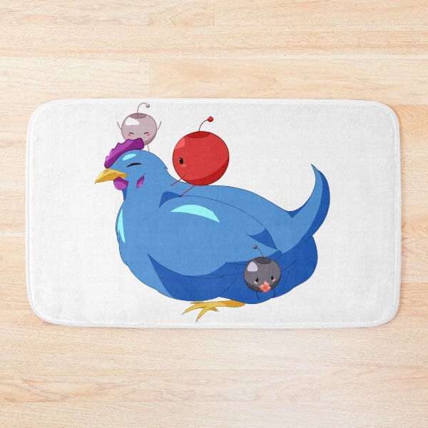 Item preview, Blue Chicken with Junimos - Stardew Valley designed and sold by ItsSakura.