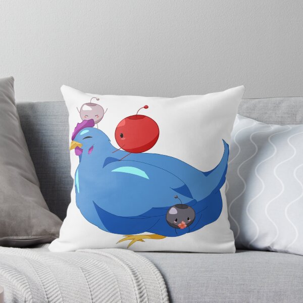 Item preview, Blue Chicken with Junimos - Stardew Valley designed and sold by ItsSakura.