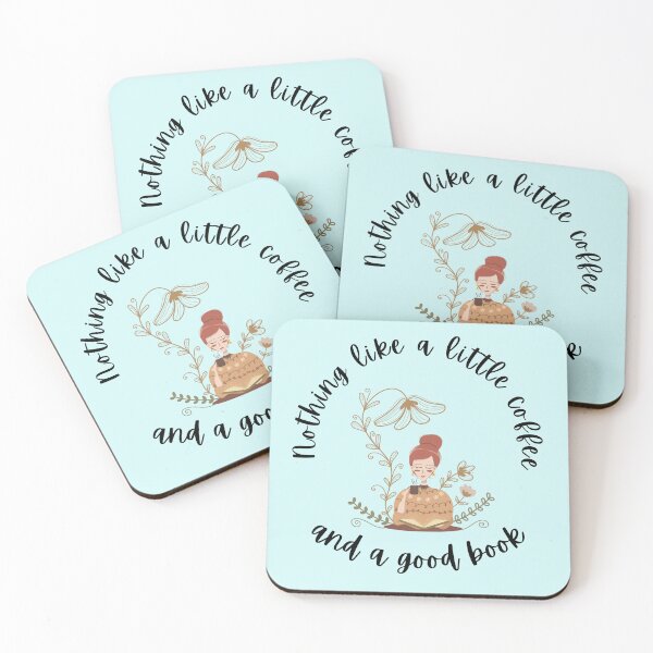 Item preview, Nothing Like a Little Coffee and a Good Book designed and sold by NightOwlCreates.