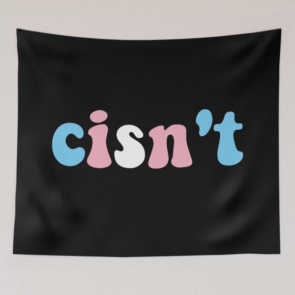 Item preview, Cisn't Transgender Pride Trans Flag Colors LGBTQ+ designed and sold by Queer Pride Shop.