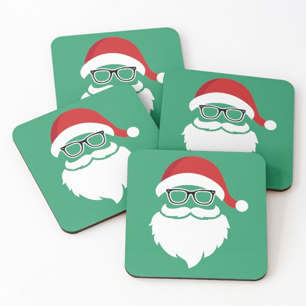 Item preview, Nerdy Santa Clause Wearing Dope Nerd Glasses designed and sold by Kevin-PR.