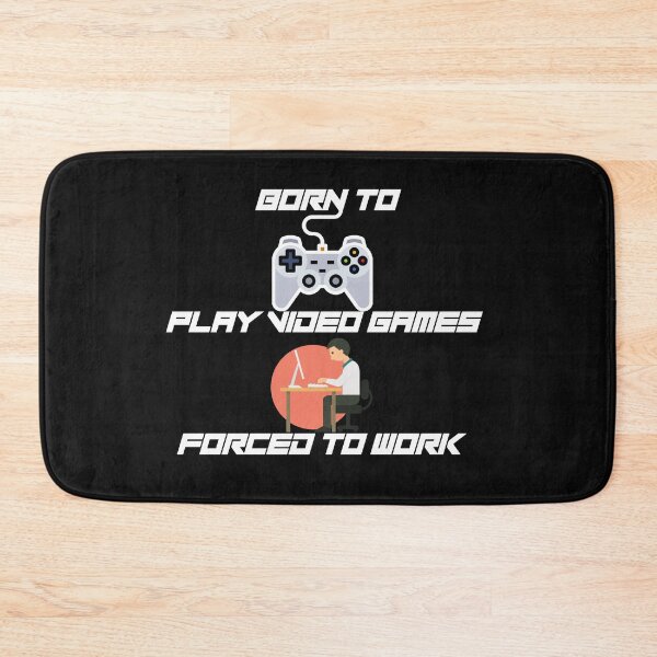 Item preview, Born To Play Video Games Forced To Work T-Shirt  designed and sold by CuteHigh01.