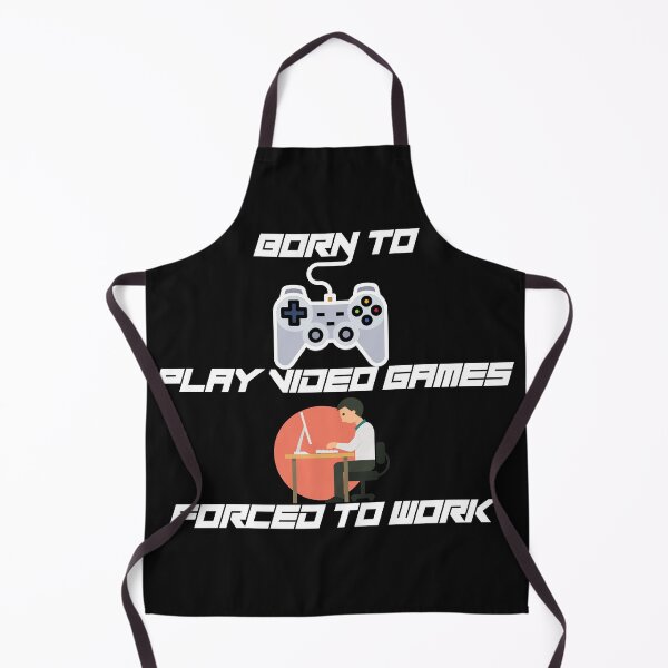 Item preview, Born To Play Video Games Forced To Work T-Shirt designed and sold by CuteHigh01.