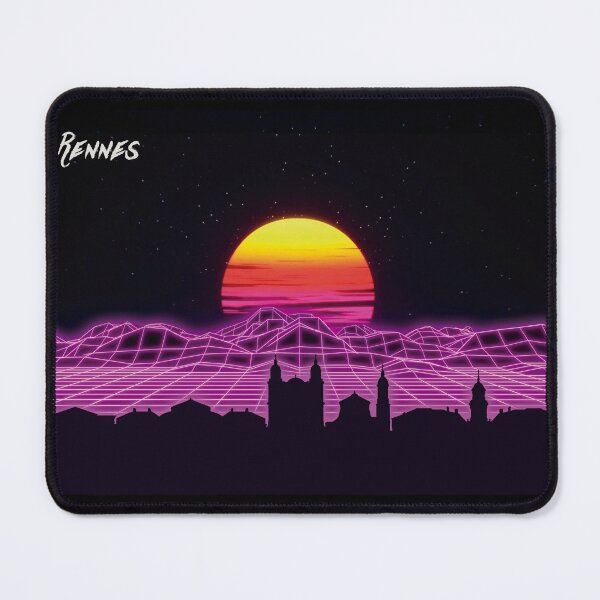 Item preview, Rennes Skyline Neon Nights designed and sold by DFerraz.