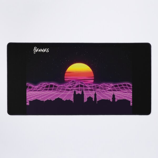 Item preview, Rennes Skyline Neon Nights designed and sold by DFerraz.