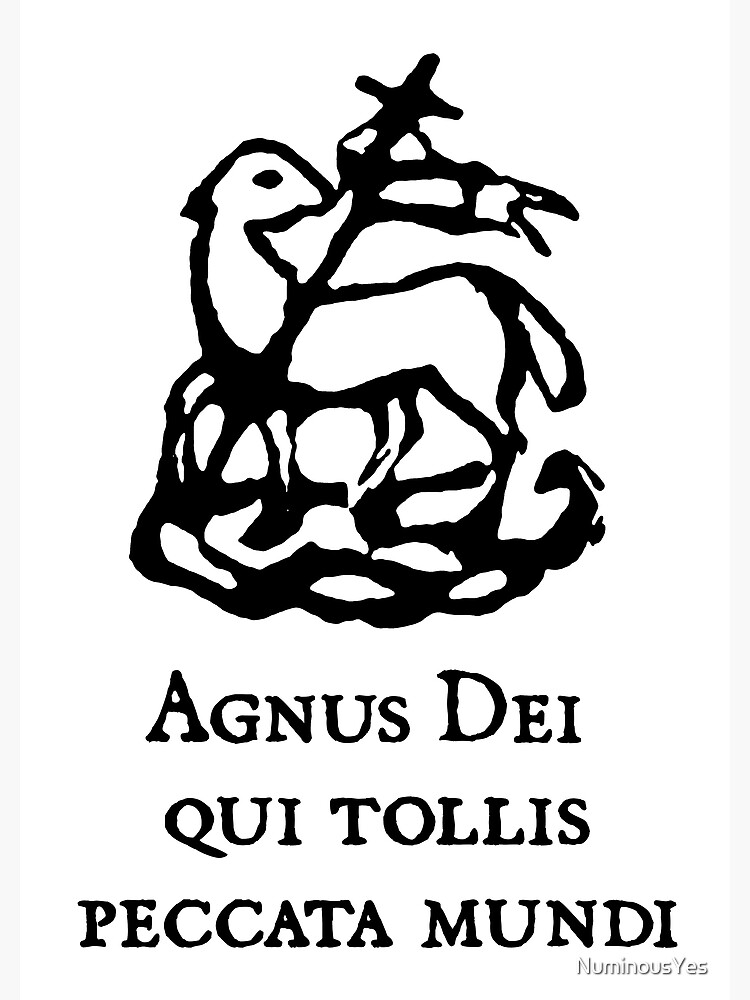 "Lamb of God (Coptic Tattoo)" Poster for Sale by NuminousYes Redbubble