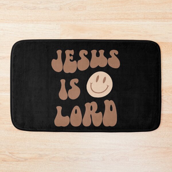 Item preview, Jesus is Lord - Christian Apparel - God - Christianity - Retro - Groovy - Brown designed and sold by Allwhopraisehim.