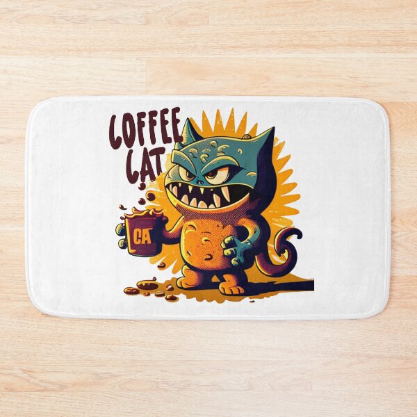 Item preview, The Great Ramen off Kanagawa Coffee Cat designed and sold by RedoneDesignART ⭐⭐⭐⭐⭐.