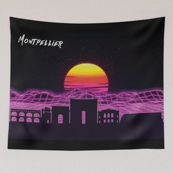 Item preview, Montpellier Skyline Neon Nights designed and sold by DFerraz.