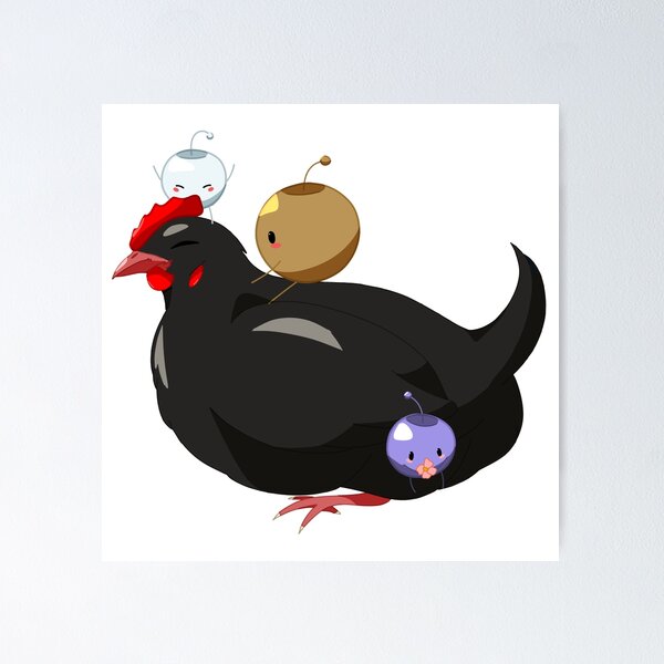 Item preview, Pollo vacío con Junimos - Stardew Valley designed and sold by ItsSakura.