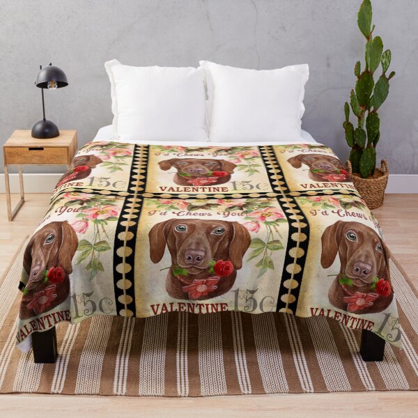 Item preview, Dachshund Vintage Valentine Funny Dog With Rose designed and sold by Cuddlythopia.