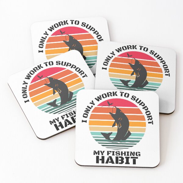 Item preview, Fishing Lover | I only work to support my fishing habit | Funny designed and sold by BlessedConcepts.