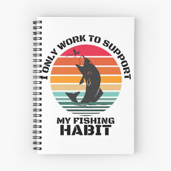Item preview, Fishing Lover | I only work to support my fishing habit | Funny designed and sold by BlessedConcepts.
