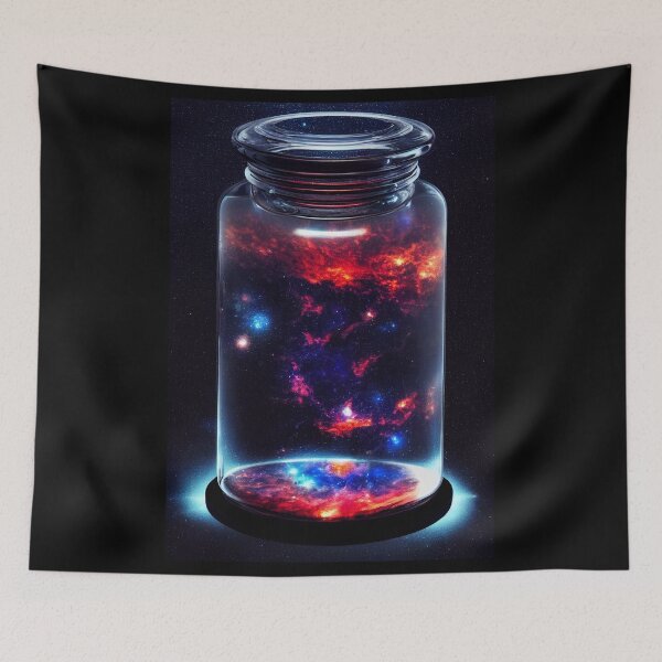 Item preview, Cosmos in a jar - Galaxy and stars. designed and sold by Maniock.