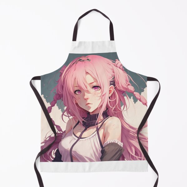 Item preview, Anime Girl With Pink Hair and Pink Eyes - Pink Power designed and sold by byano.