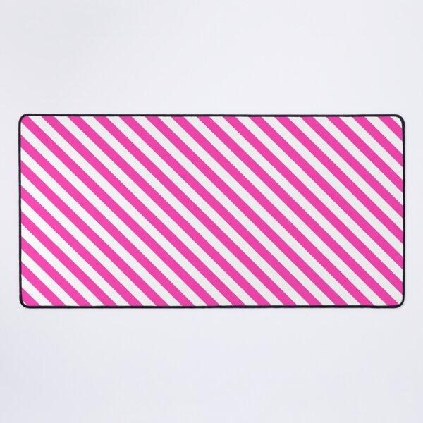 Item preview, Pink And White Diagonal Stripes Pattern designed and sold by Pattern1design.