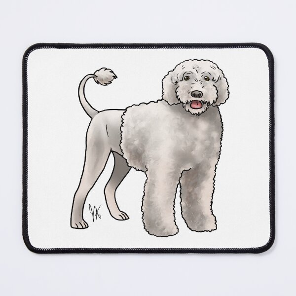 Item preview, Portuguese Water Dog Lion Cut White designed and sold by Jennifer Stolzer.