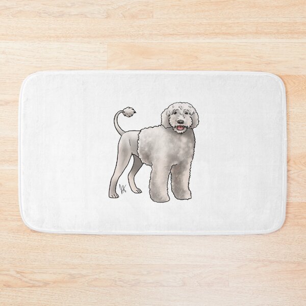 Item preview, Portuguese Water Dog Lion Cut White designed and sold by Jennifer Stolzer.
