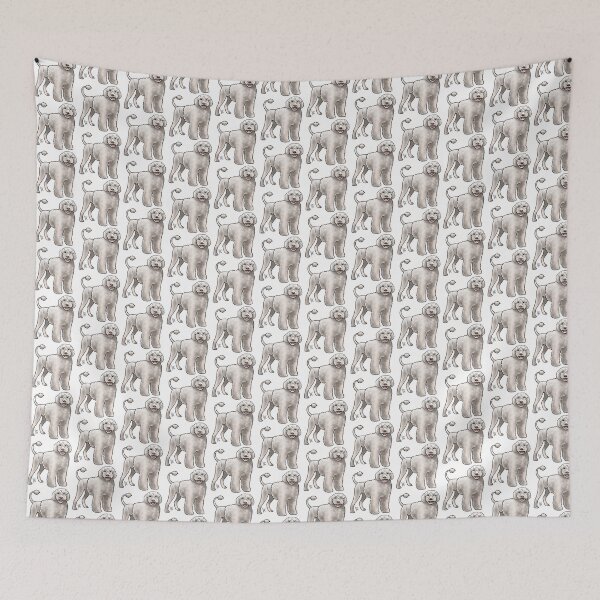 Item preview, Portuguese Water Dog Lion Cut White designed and sold by Jennifer Stolzer.
